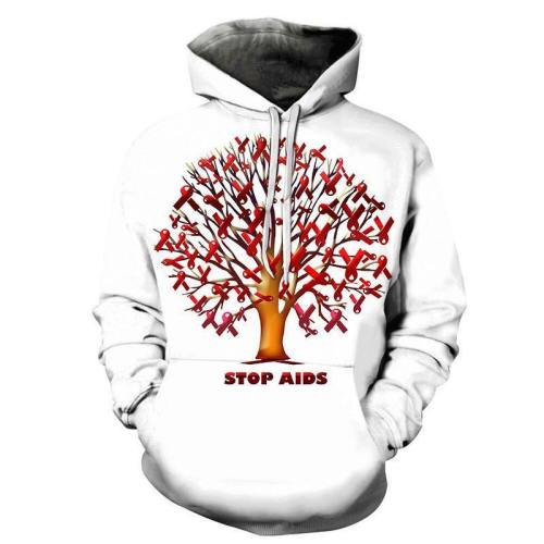 Aids Awareness 3D - Sweatshirt, Hoodie, Pullover