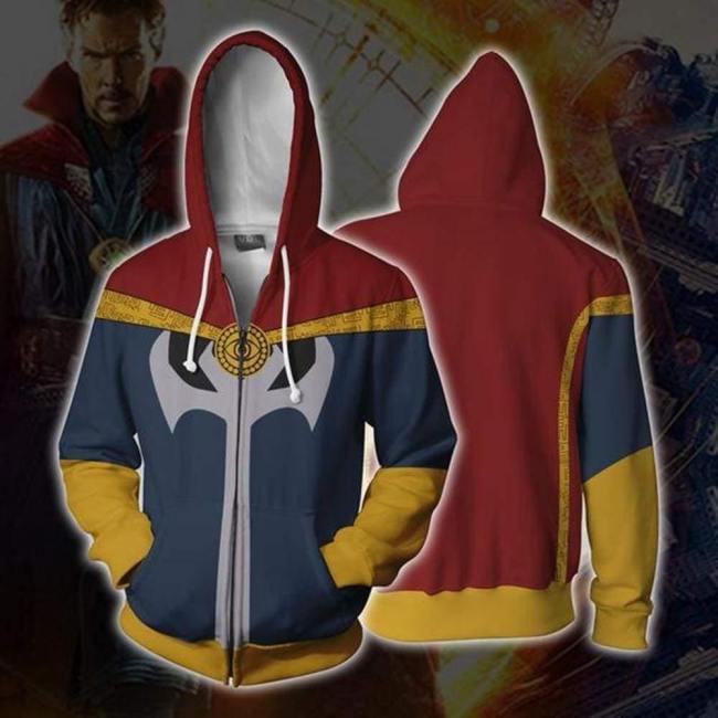 The Avengers Hoodie - Doctor Strange Zip Up Hoodiex