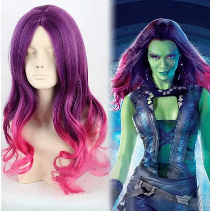 Guardians Of The Galaxy Gamora Cosplay Wig