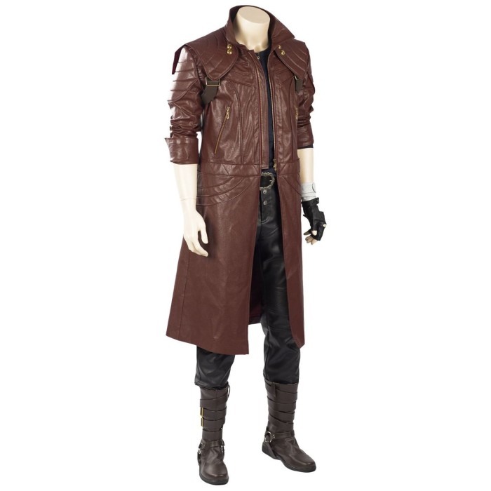 Devil May Cry 5 Dante Outfit Trenchcoat Cosplay Costume Whole Set