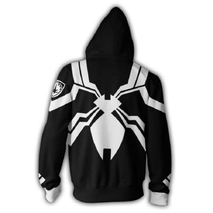 Venom Hoodies - Venom Space Knight Cosplay Zip Up Hoodie
