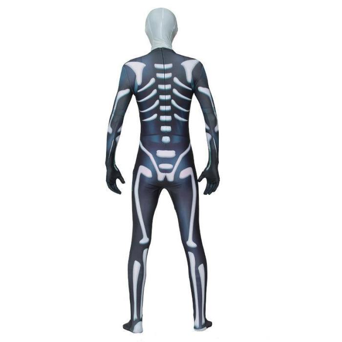 Fortnite Skull Trooper Jumpsuit Costume For Men