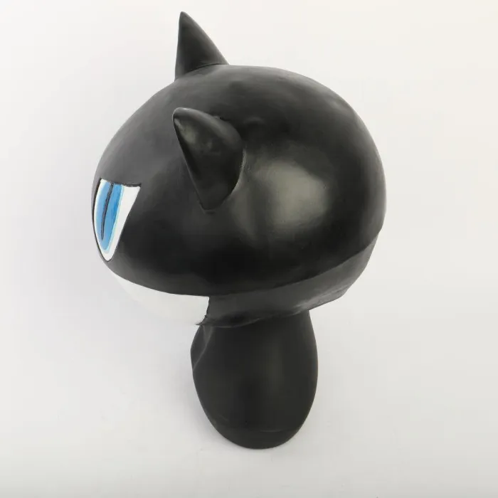 Persona 5 Morgana Mask Latex The Animal Black Cat Mona Halloween Cosplay Mask