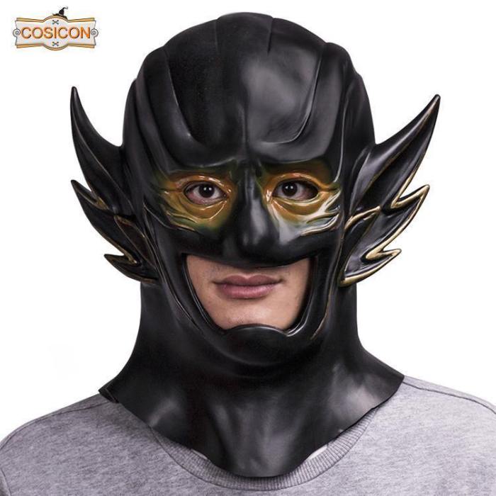 The Flash 3 Mask Cosplay New 52 Reverse-Flash Mask Halloween Helmet Mask Hood