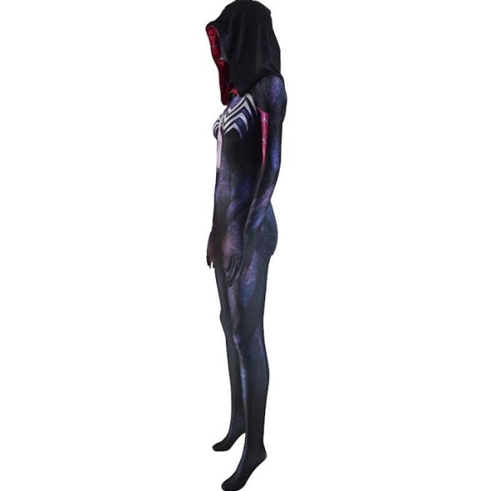 Spider-Gwen Gwen Stacy Body Suit Jumpsuit Cosplay Female Spider-Man Outfit Grey