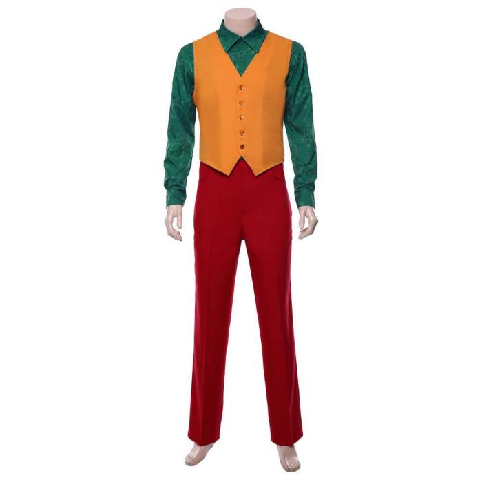 Joker  Joaquin Phoenix Arthur Fleck Joker Cosplay Costume