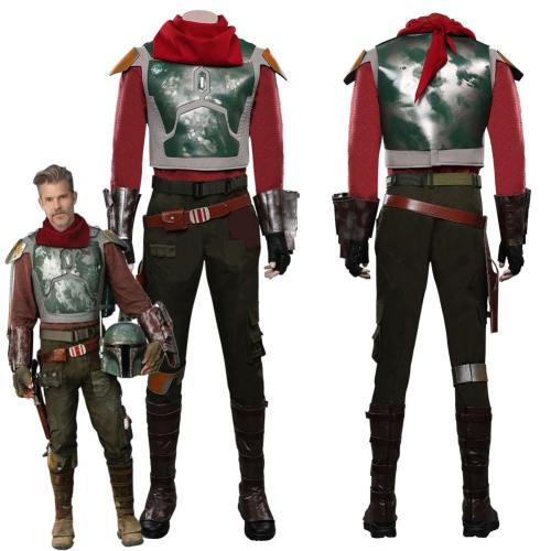 The Mandalorian S2 Cobb Vanth Top Pants Outfits Halloween Carnival Suit Cosplay Costume
