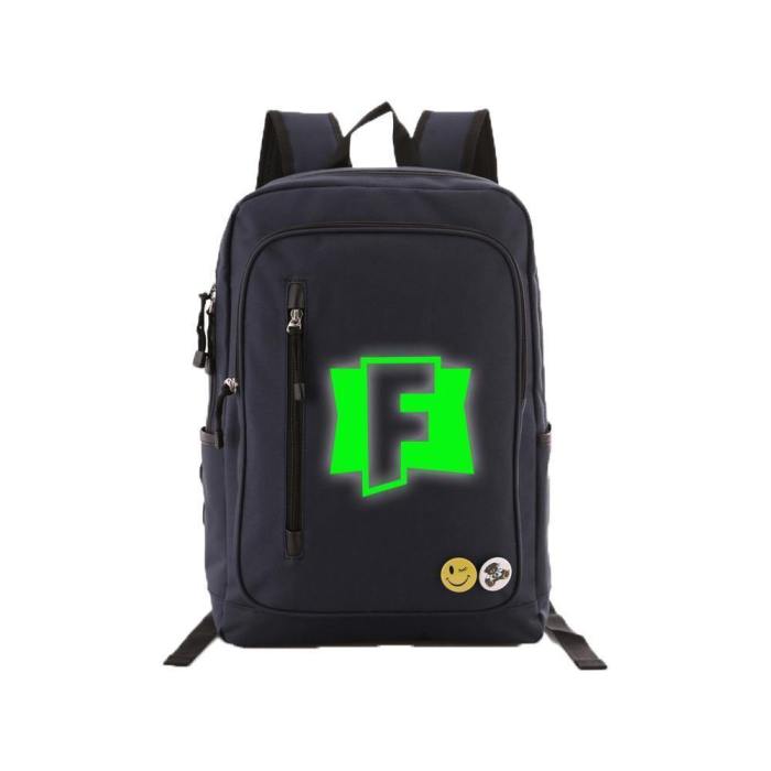 Game Fortnite Students 17  Backpack - Green Luminous Csso093