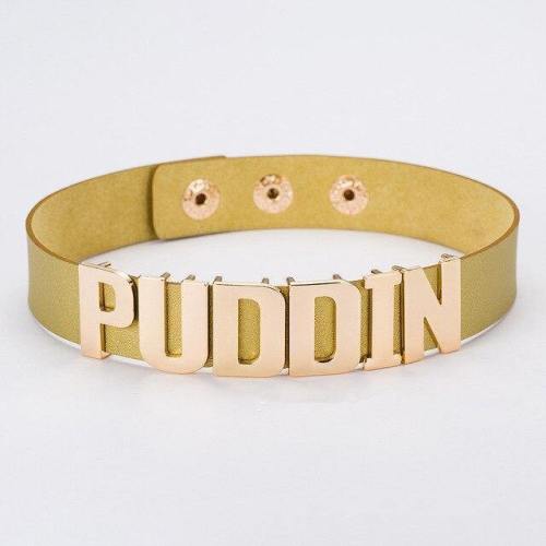 Halloween Suicide Squad Harley Quinn Puddin Choker Necklace Cosplay