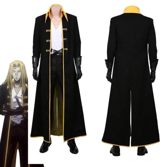 Castlevania Season Adrian Alucard Tepes Halloween Uniform Cosplay Costume