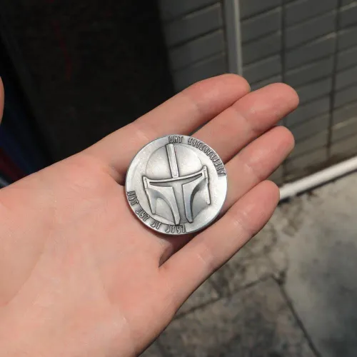 Star Wars The Mandalorian Coin Bounty Hunter Boba Fett Coin Collection Props New
