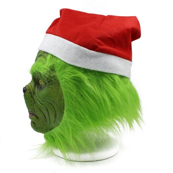 The Grinch Mask For Halloween Cosplay Costume Suit