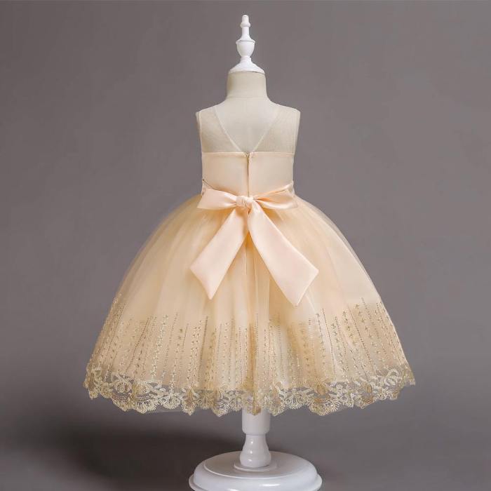 New Baby Little Girl Dresses Princess Kids Formal Birthday Holiday Party Bridesmaid