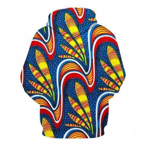 Vibrant Tribal Art  3D - Sweatshirt, Hoodie, Pullover