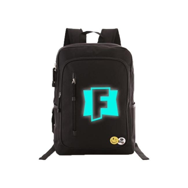 Game Fortnite 17  Teens Backpack - Blue Luminous Csso096