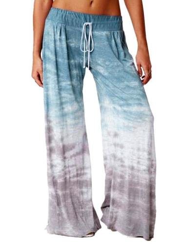 High Waisted Ombre Wide Leg Yoga Pants For Women