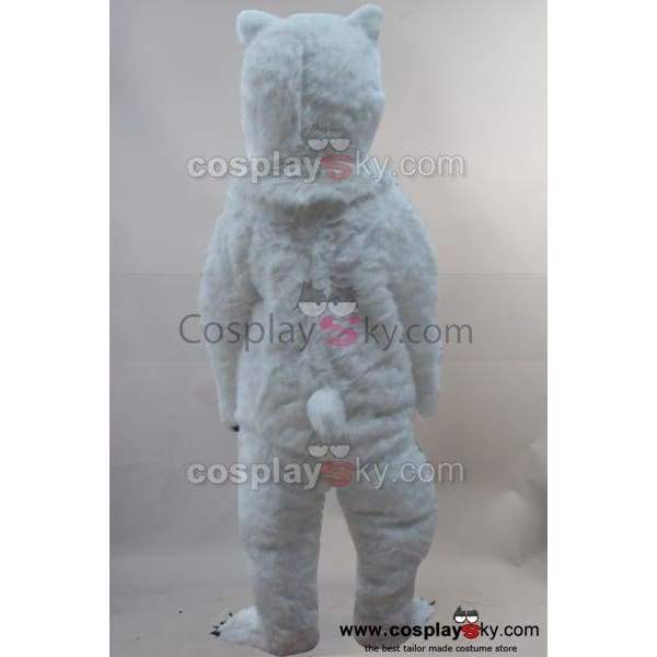 Polar Bear Mascot Costume Fancy Dress Outfit