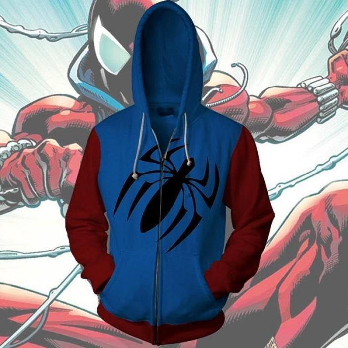 Spider-Man Hoodie - The Avengers Zip Up Hoodie Csos570
