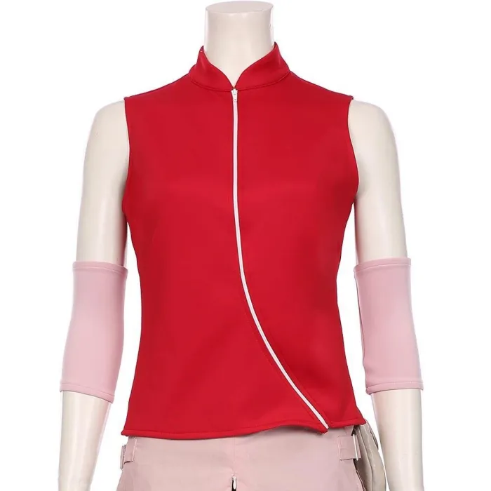 Naruto-Haruno Sakura Women Girls Skirt Outfit Halloween Carnival Costume Cosplay Costume