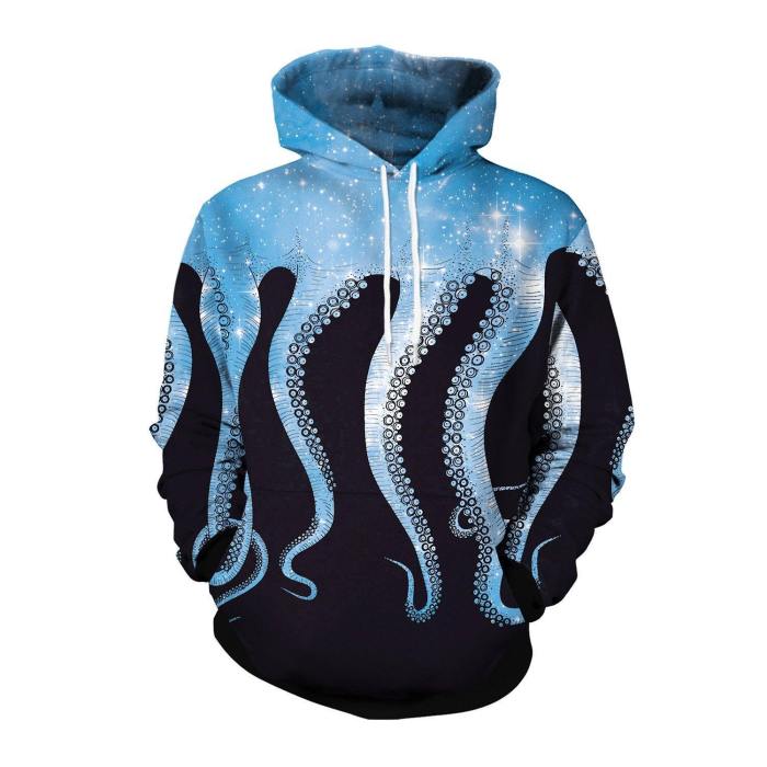 Octopus Hoodie Fashion Sweatshirt For Men And Women