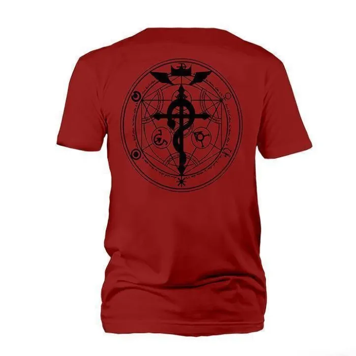 Fullmetal Alchemist Hoodies Edward Elric Red Zip Up Hoodie