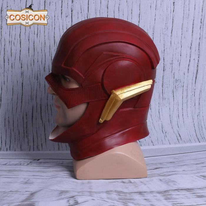 Movie Justice League The Flash Red Mask Cosplay Costume
