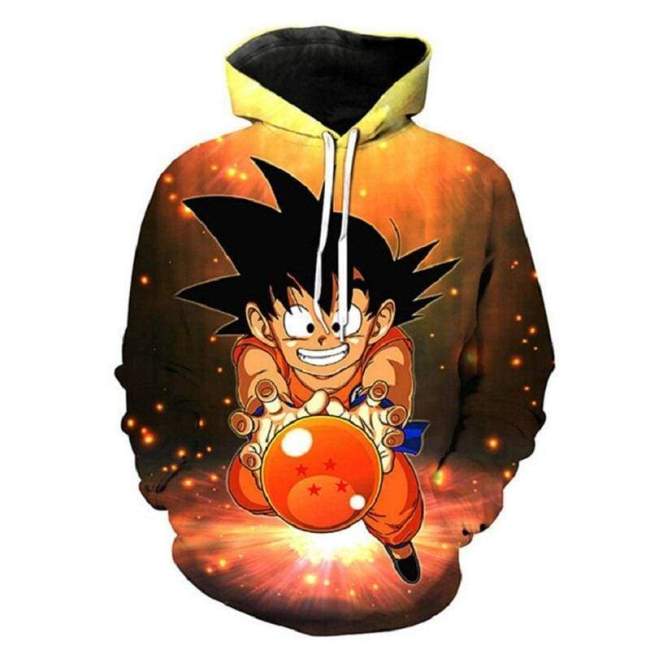 Dragon Ball Z Goku Pullover Hoodie