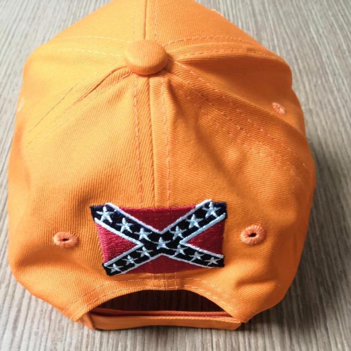 General Lee 01 Orange Embroidered Hat Good Ol' Boy Dukes Baseball Cap