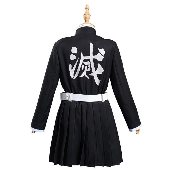 Demon Slayer: Kimetsu No Yaiba Tsuyuri Kanawo Kids Girls Skirt Cloak Outfits Halloween Carnival Suit Cosplay Costume