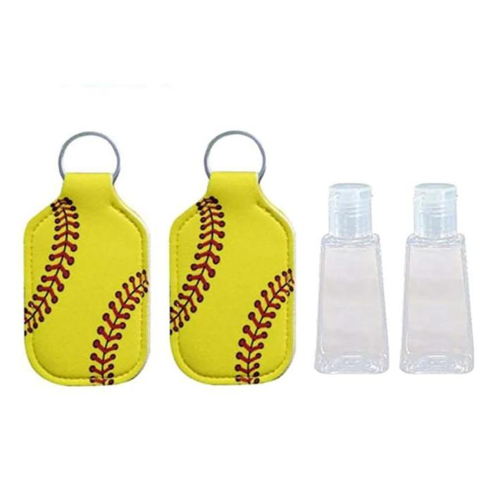 Portable Hand Sanitizer Keychain With Refillable Bottle