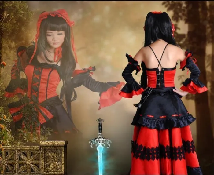 Date A Live Tokisaki Kurumi Cosplay Dress/Costume