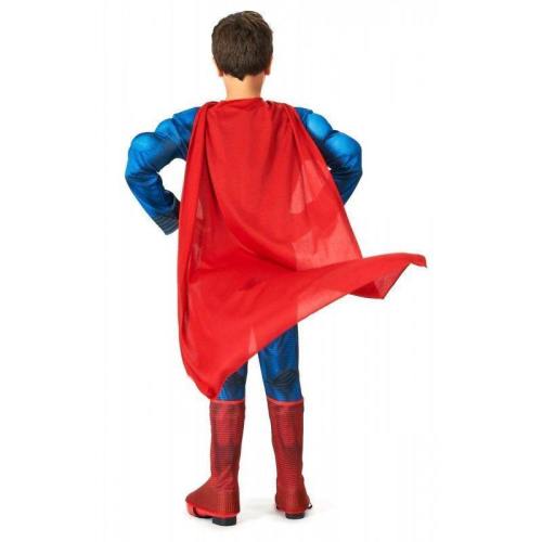 Children Superman Jumpsuit Cosplay Clothing Boys Superhero Halloween Costume For Kids