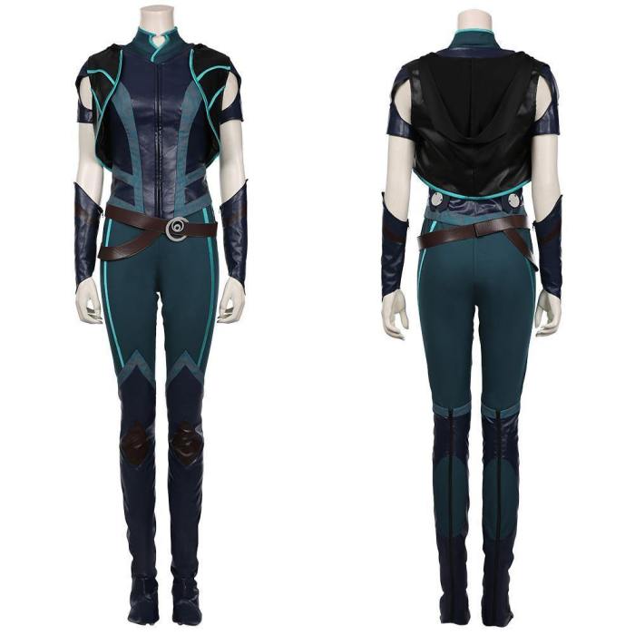 The Dragon Prince-Rayla Vest Pants Outfits Halloween Carnival Suit Cosplay Costume