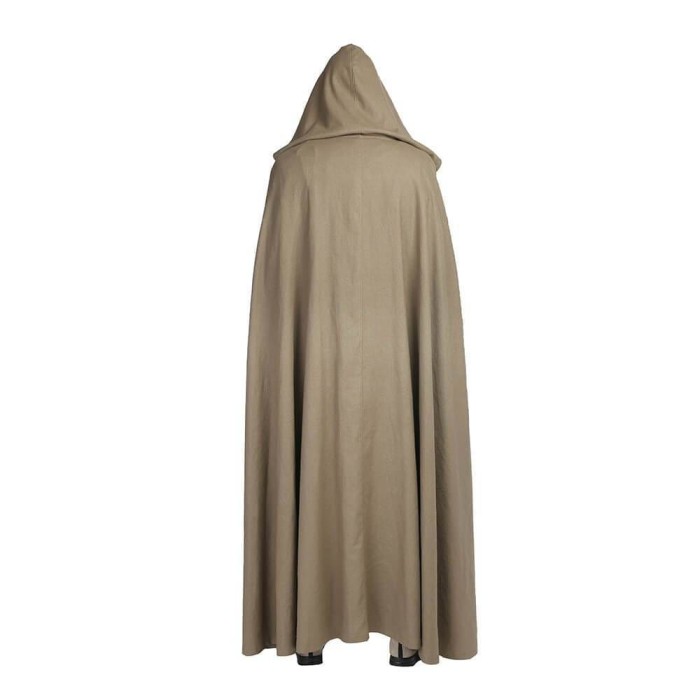 Star Wars The Last Jedi Luke Skywalker Costume Halloween Adult Cosplay Suit