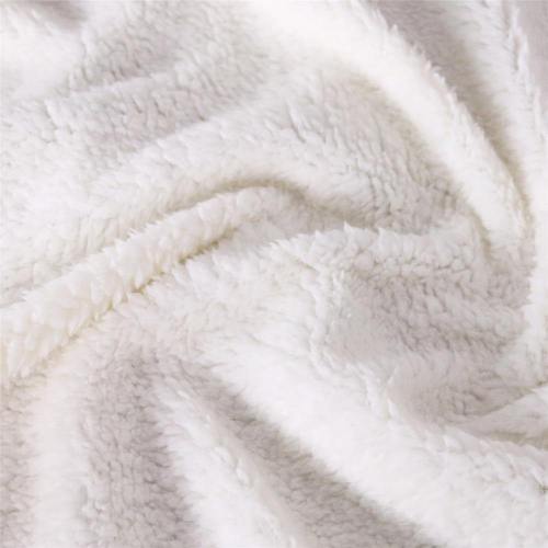 Yin And Yang Lion Wolf Hooded Blanket
