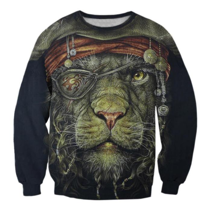 Pirate Lion Sweatshirt/Hoodie