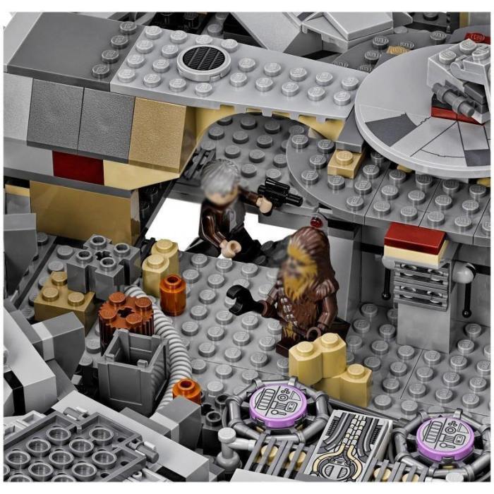 Compatible Legoinglys Star Wars Millennium 7 Falcon Spacecraft Building Blocks Birthday Gift Toys