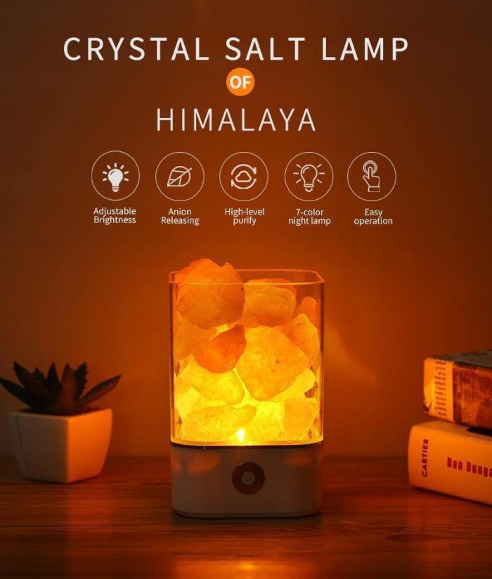 Himalayan Crystal Natural Lamp