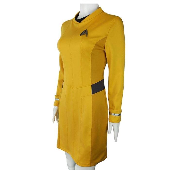 Star Trek Female Duty Uniform Dress Cosplay Costumes For Halloween