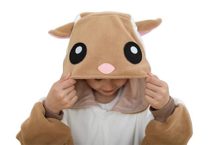 Flying Squirrel Costume For Kids Onesie Pajamas For Girls