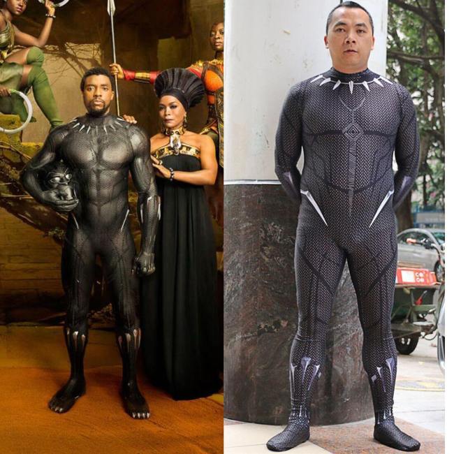 Movie Black Panther 3D Printing Jumpsuit Cosplay Costume