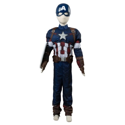 Marvel Avengers Captain America Costume For Kid Cosplay Costume
