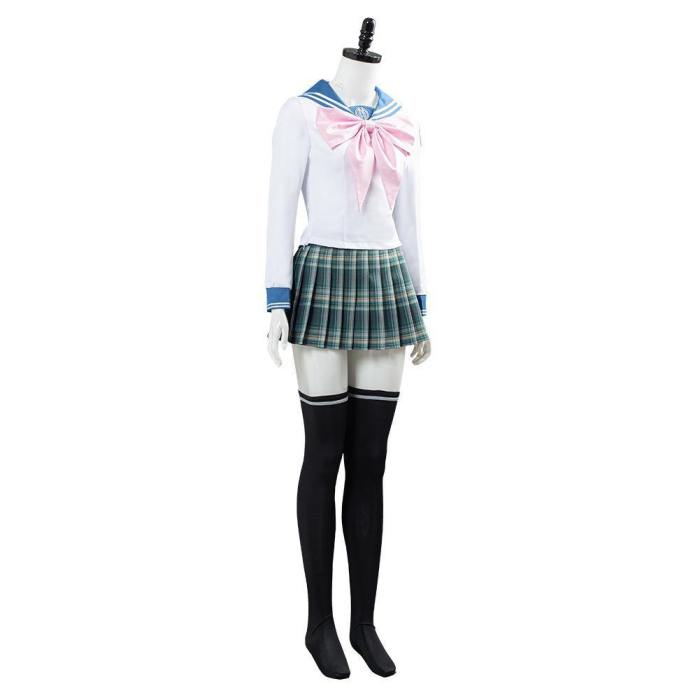 Danganronpa 3 Sayaka Maizono Women Uniform Dress Outfit Halloween Carnival Costume Cosplay Costume