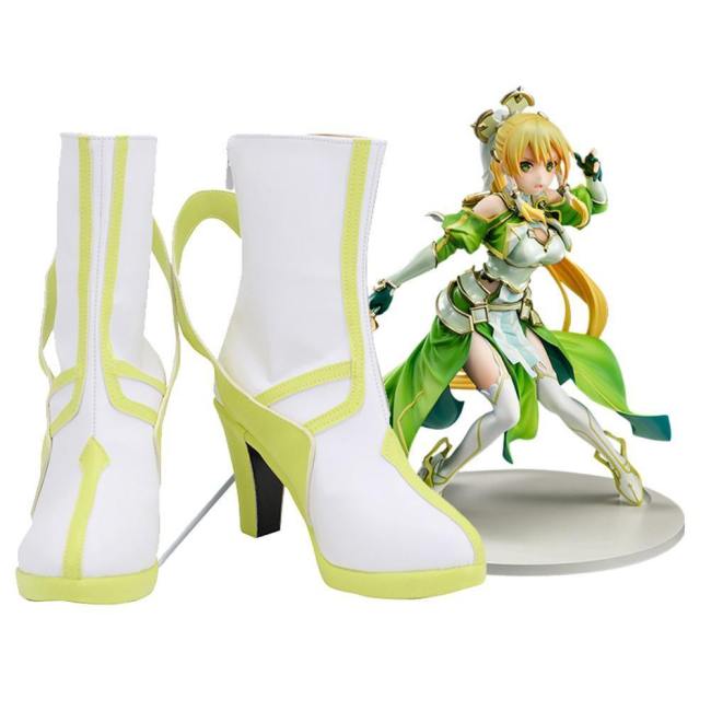 Sword Art Online Sao Kirigaya Suguha Halloween Carnival Costume Accessories Cosplay Shoes Boots