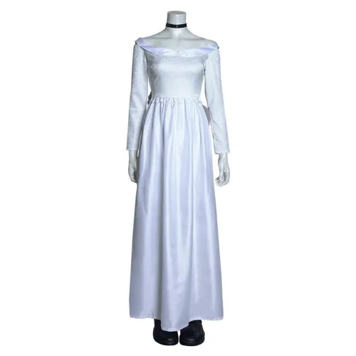 Bride Of Chucky Tiffany Long Dress Outfits Halloween Carnival Suit Cosplay Costume