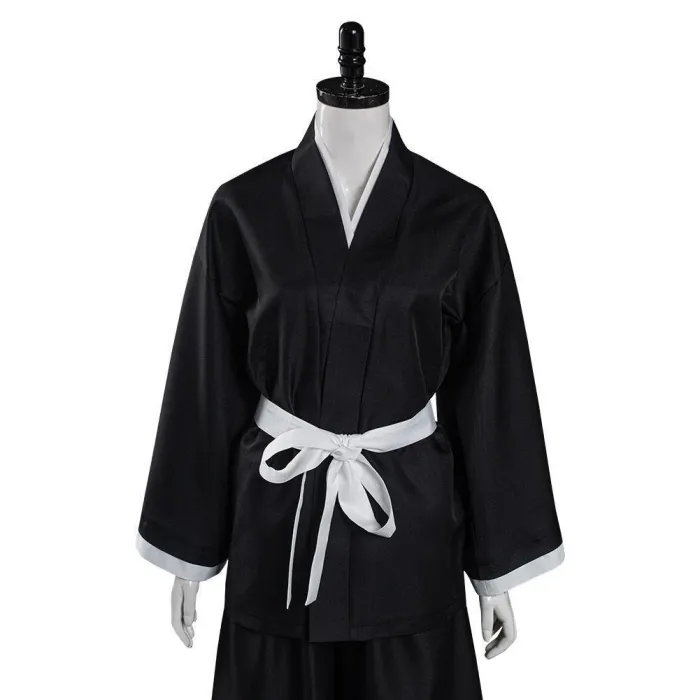 Anime Bleach Kuchiki Rukia Japanese Kimono Outfits Halloween Carnival Suit Cosplay Costume