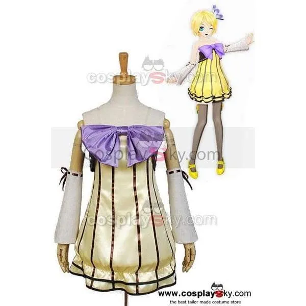 Vocaloid Project Diva-F Rin Cosplay Costume