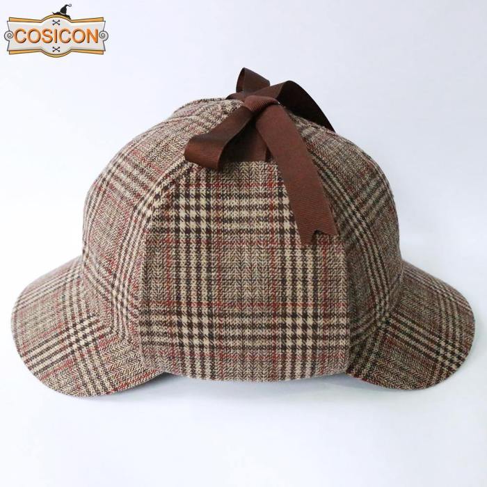Sherlock Holmes Deerstalker Cosplay Hat Detective Cap
