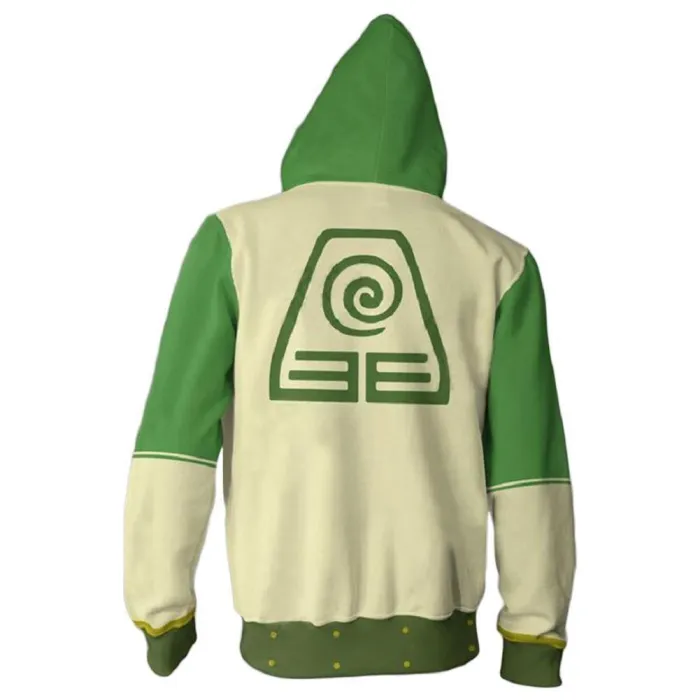 Unisex Hoodies Anime Avatar Zip Up 3D Print Cosplay Hoodie Sweatshirt