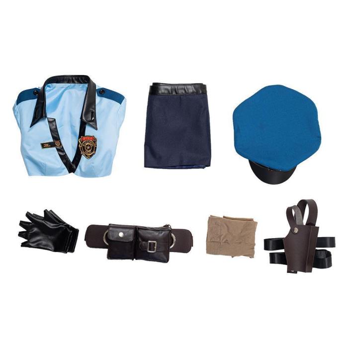 Resident Evil 3 Remake Jill Valentine Halloween Uniform Outfit Halloween Carnival Costume Cosplay Costume